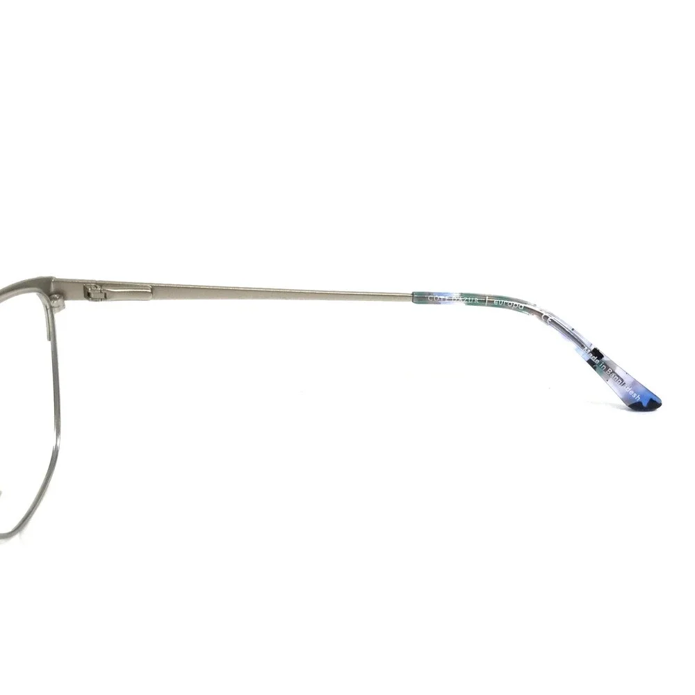 Cote D'Azur Eyeglasses Frames CDA-398 C2 Black Silver Cat Eye Full Rim 52-16-138